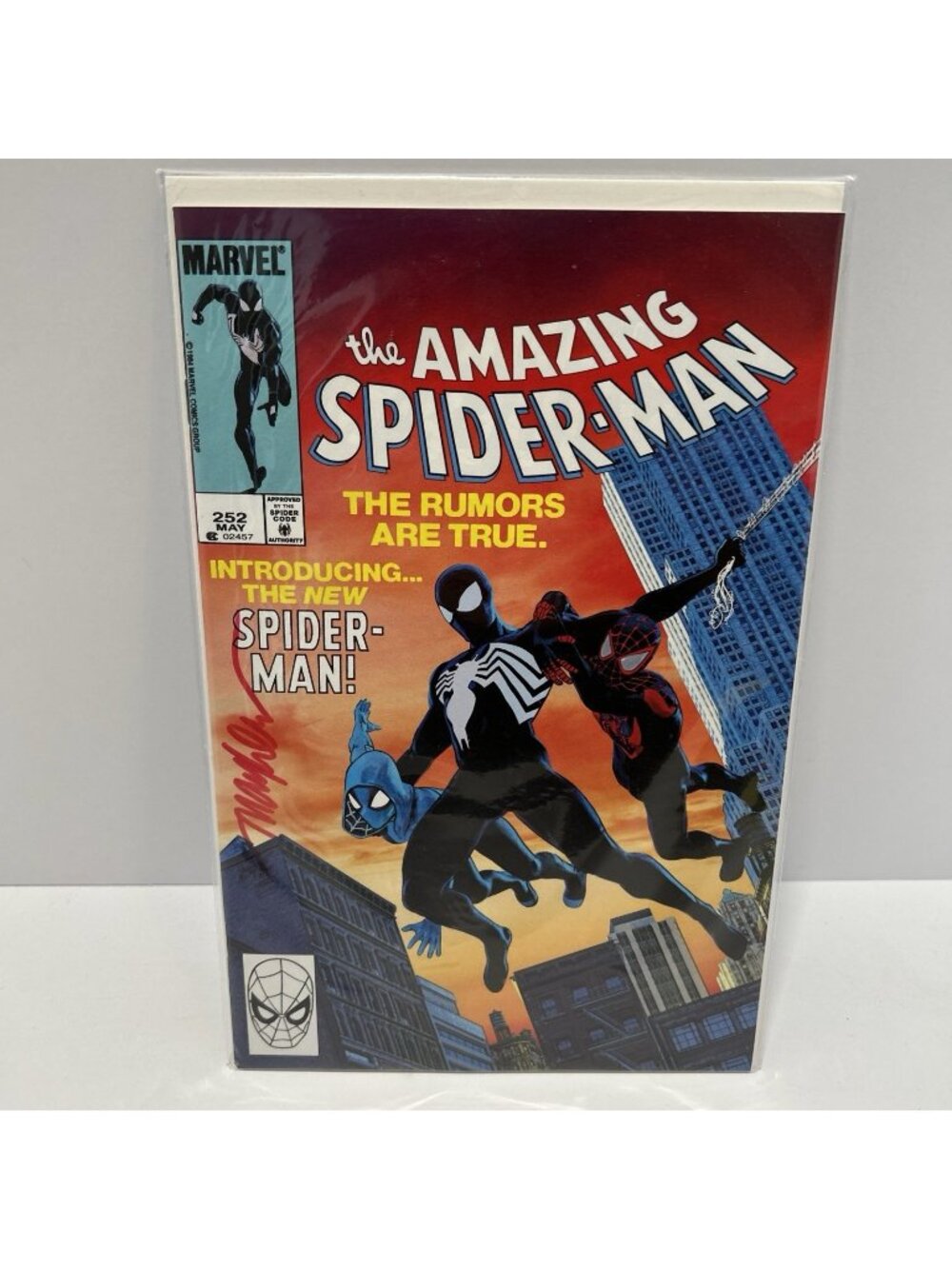 Amazing Spider-Man 252 Facsimile Edition ENHANCED SIGNATURE With COA